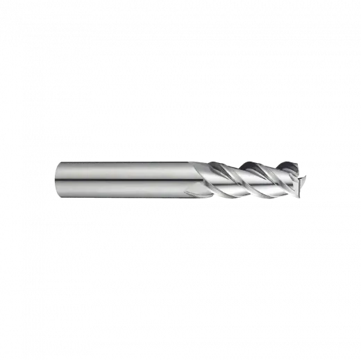 Фреза концевая твердосплавная NC-Mill ALU с 3-мя зубьями (спираль 45°) удлиненная, 3X3X12X57