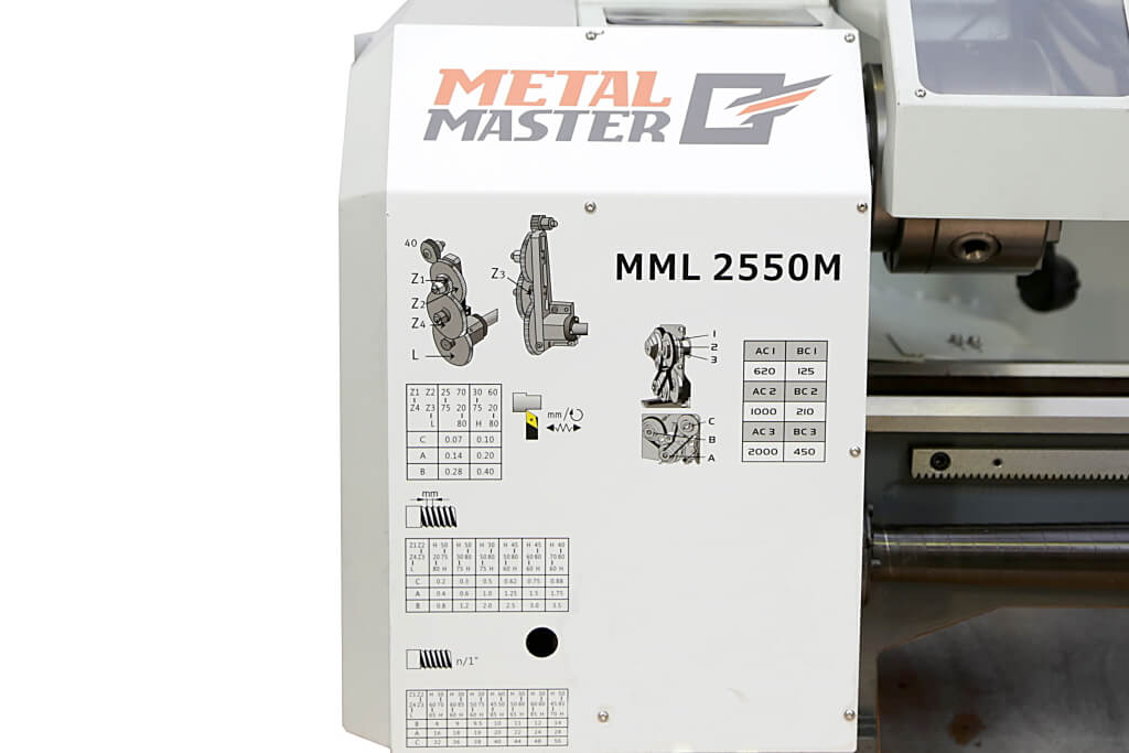 Токарный станок Metal Master MML 2550M