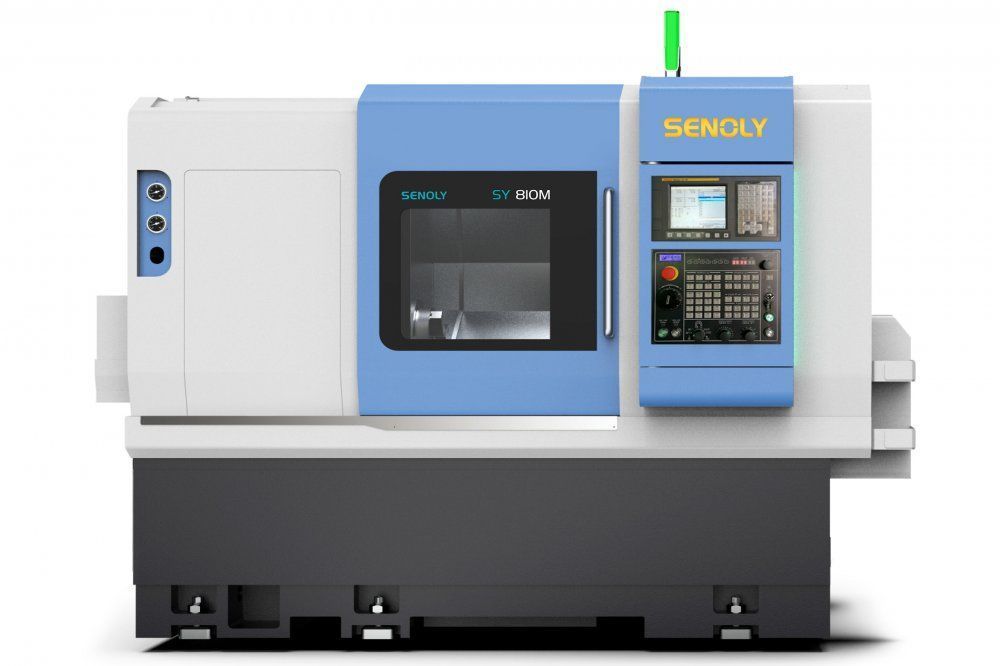 Станок токарный с ЧПУ с наклонной станиной SENOLY SY810M (DD)