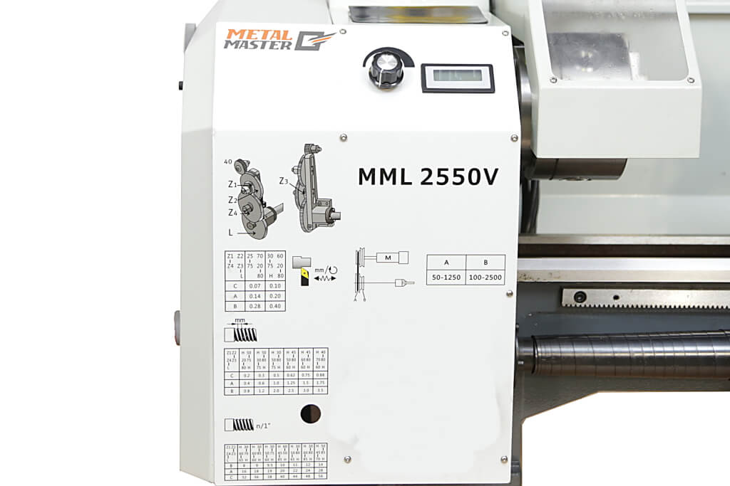 Токарный станок Metal Master MML 2550V