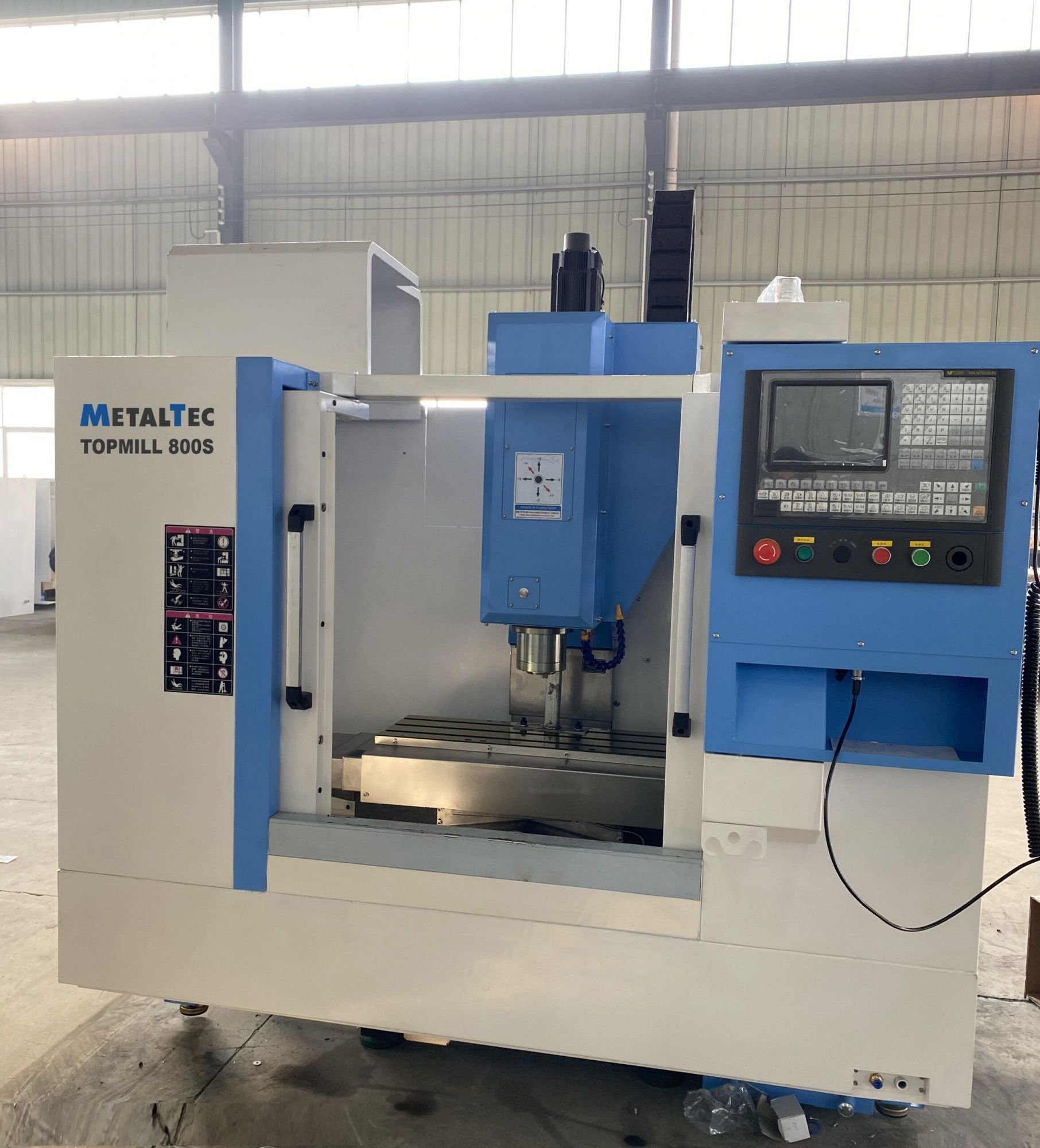 MetalTec TOPMILL 800S Вертикальный обрабатывающий центр с ЧПУ (подготовка под 4 ось)