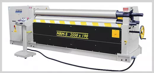 Вальцы электромеханические 3-х валковые  серии MRM-S 1550x150