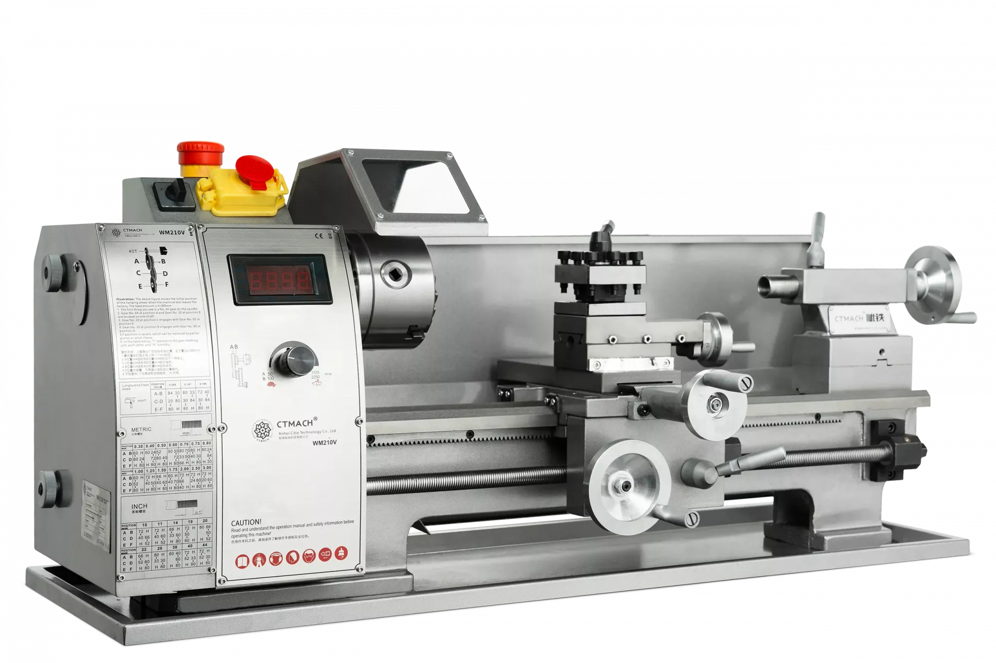 Станок токарный настольный CTMACH WM210v