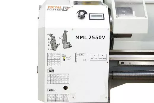Токарный станок Metal Master MML 2550V